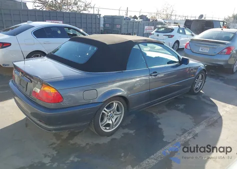 2001 BMW 330Ci из США, поврежденный, VIN WBABS53451JU87008